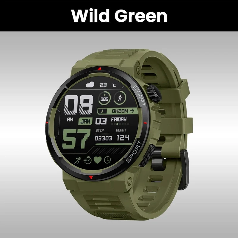 Neu Zeblaze Ares 3 Plus 1.43 ''HD AMOLED Display Smartwatch Bluetooth Telefon-gespräche Neue 3D Interaktive Sport Smart