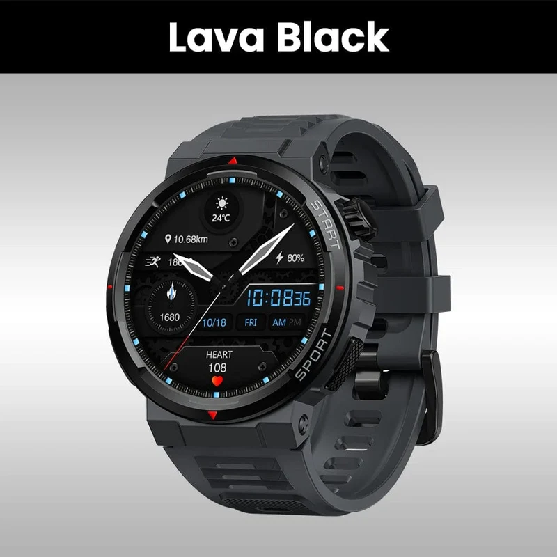 Neu Zeblaze Ares 3 Plus 1.43 ''HD AMOLED Display Smartwatch Bluetooth Telefon-gespräche Neue 3D Interaktive Sport Smart