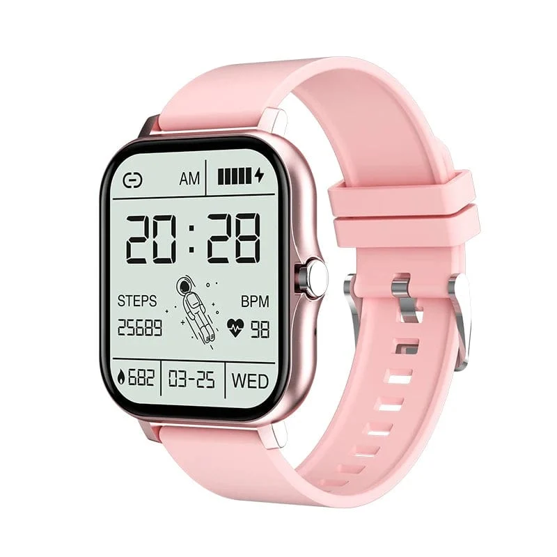 2024 Smart Watch für Männer und Frauen, Geschenk, 1.69 Zoll, Voll-Touchscreen, Sport-Fitnessuhren, Bluetooth-Anrufe, digitale Smartwatch, Armbanduhr