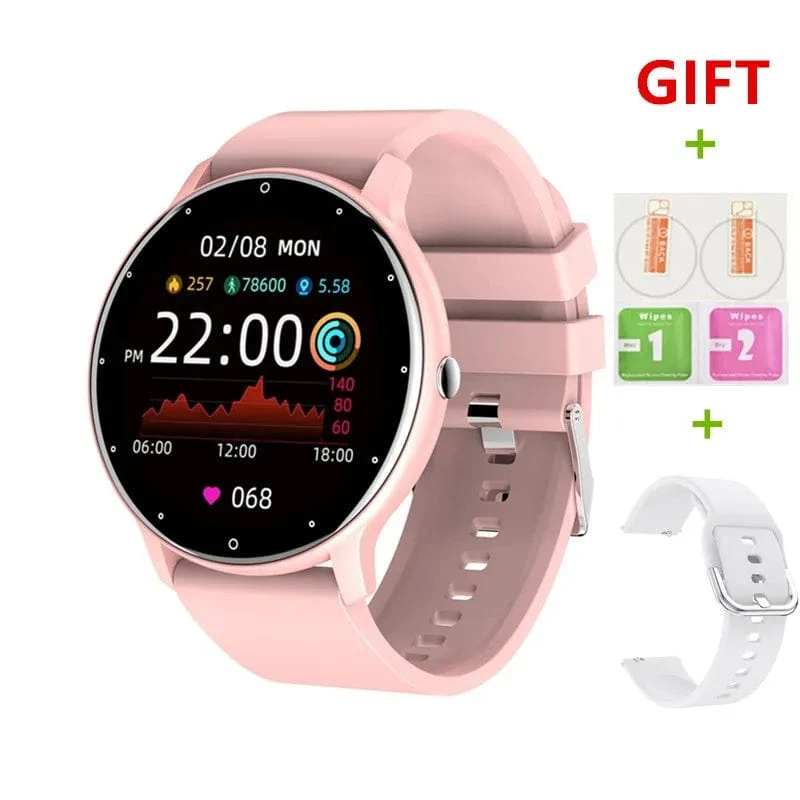 Neue Bluetooth Anruf Smart Uhr Männer Fitness Tracker Herzfrequenz Schlaf Überwachung Sport Wasserdichte Smartwatch Frauen Für Android IOS