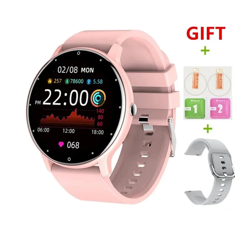 Neue Bluetooth Anruf Smart Uhr Männer Fitness Tracker Herzfrequenz Schlaf Überwachung Sport Wasserdichte Smartwatch Frauen Für Android IOS