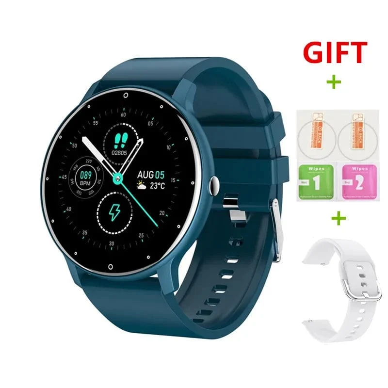 Neue Bluetooth Anruf Smart Uhr Männer Fitness Tracker Herzfrequenz Schlaf Überwachung Sport Wasserdichte Smartwatch Frauen Für Android IOS