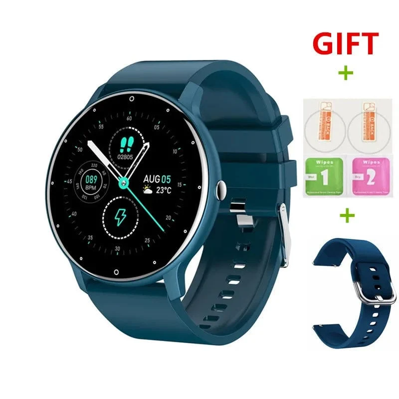 Neue Bluetooth Anruf Smart Uhr Männer Fitness Tracker Herzfrequenz Schlaf Überwachung Sport Wasserdichte Smartwatch Frauen Für Android IOS