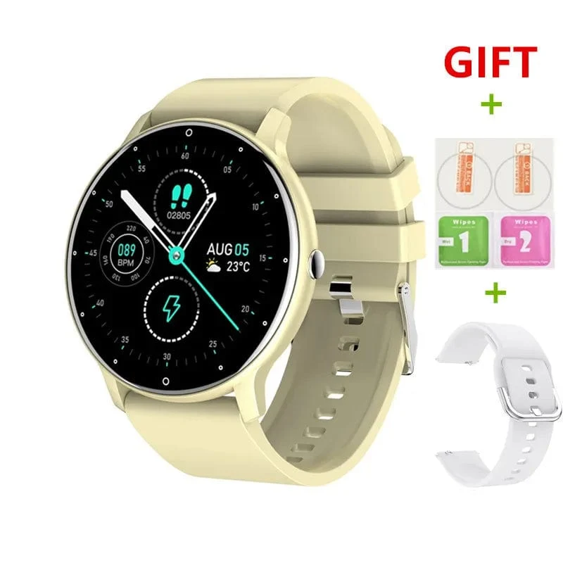 Neue Bluetooth Anruf Smart Uhr Männer Fitness Tracker Herzfrequenz Schlaf Überwachung Sport Wasserdichte Smartwatch Frauen Für Android IOS