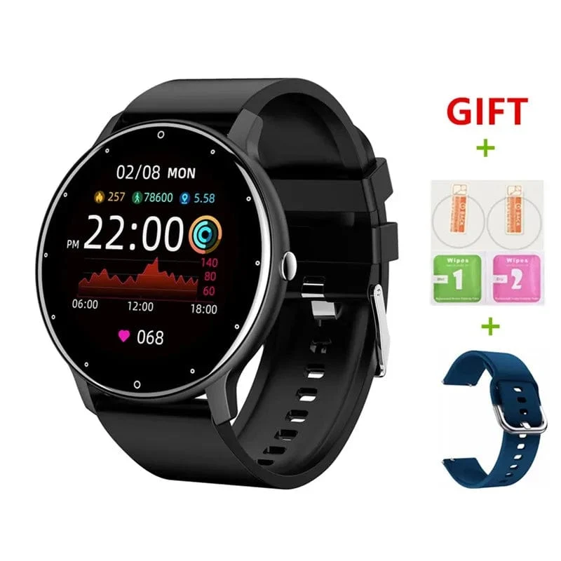 Neue Bluetooth Anruf Smart Uhr Männer Fitness Tracker Herzfrequenz Schlaf Überwachung Sport Wasserdichte Smartwatch Frauen Für Android IOS