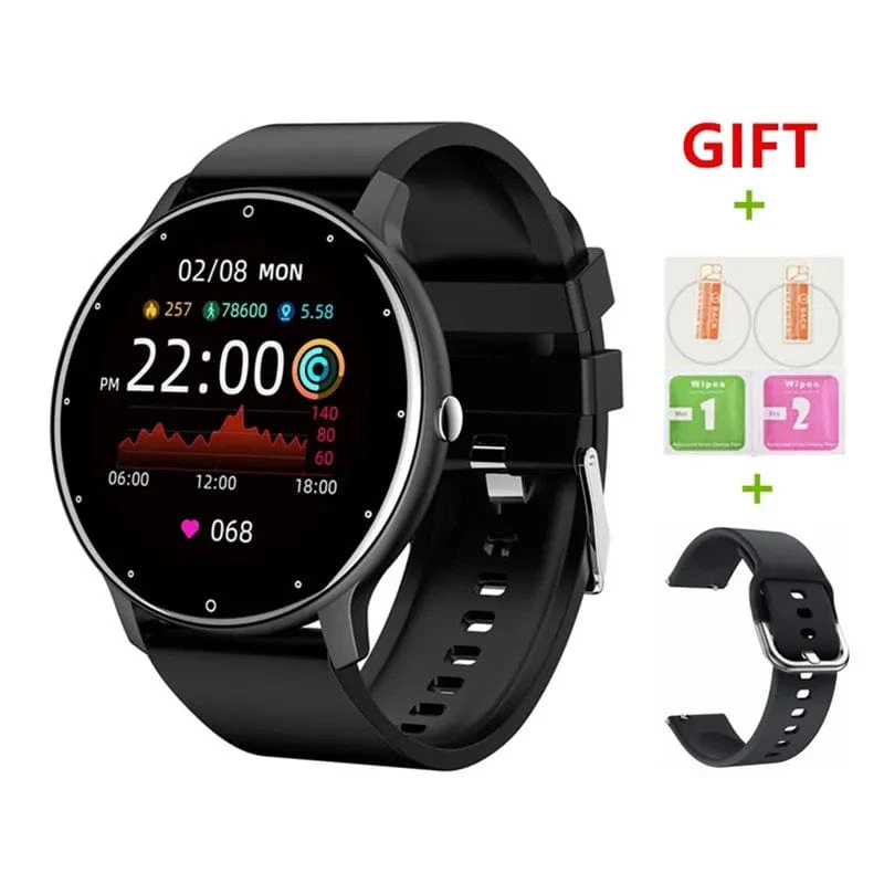 Neue Bluetooth Anruf Smart Uhr Männer Fitness Tracker Herzfrequenz Schlaf Überwachung Sport Wasserdichte Smartwatch Frauen Für Android IOS