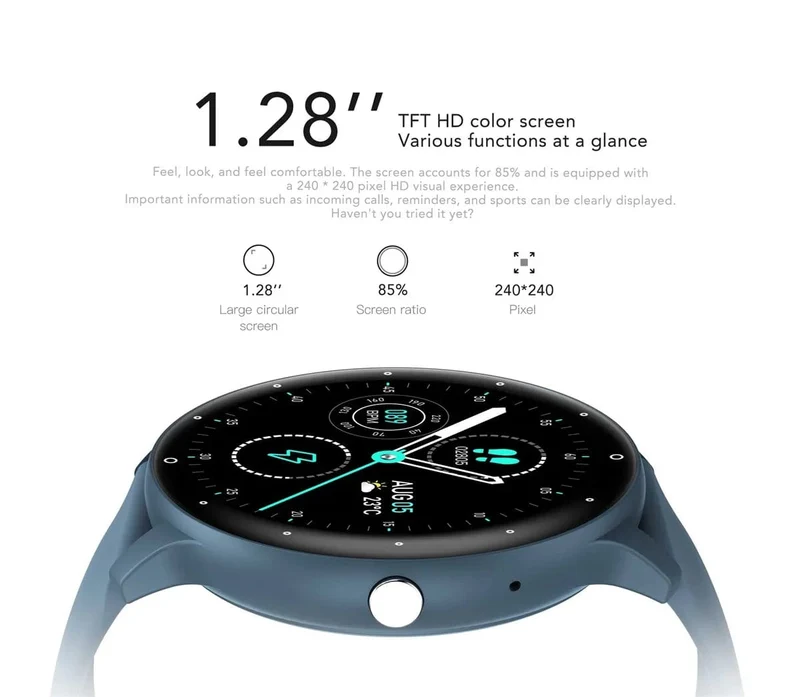 Neue Bluetooth Anruf Smart Uhr Männer Fitness Tracker Herzfrequenz Schlaf Überwachung Sport Wasserdichte Smartwatch Frauen Für Android IOS