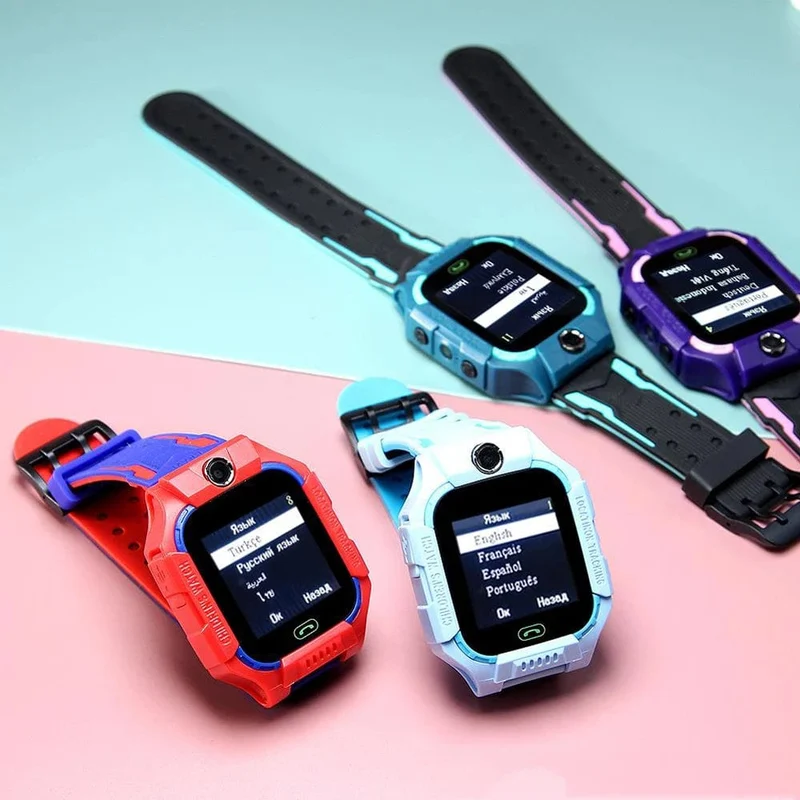 KGG Q19 Kinder-Smartwatch, 2 g, SIM-Karte, Smartwatch für Kinder, SOS-Anruf, Telefonkamera, Voice-Chat, Foto, Geschenk für Junge und Mädchen, Farbbildschirm