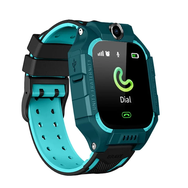 KGG Q19 Kinder-Smartwatch, 2 g, SIM-Karte, Smartwatch für Kinder, SOS-Anruf, Telefonkamera, Voice-Chat, Foto, Geschenk für Junge und Mädchen, Farbbildschirm