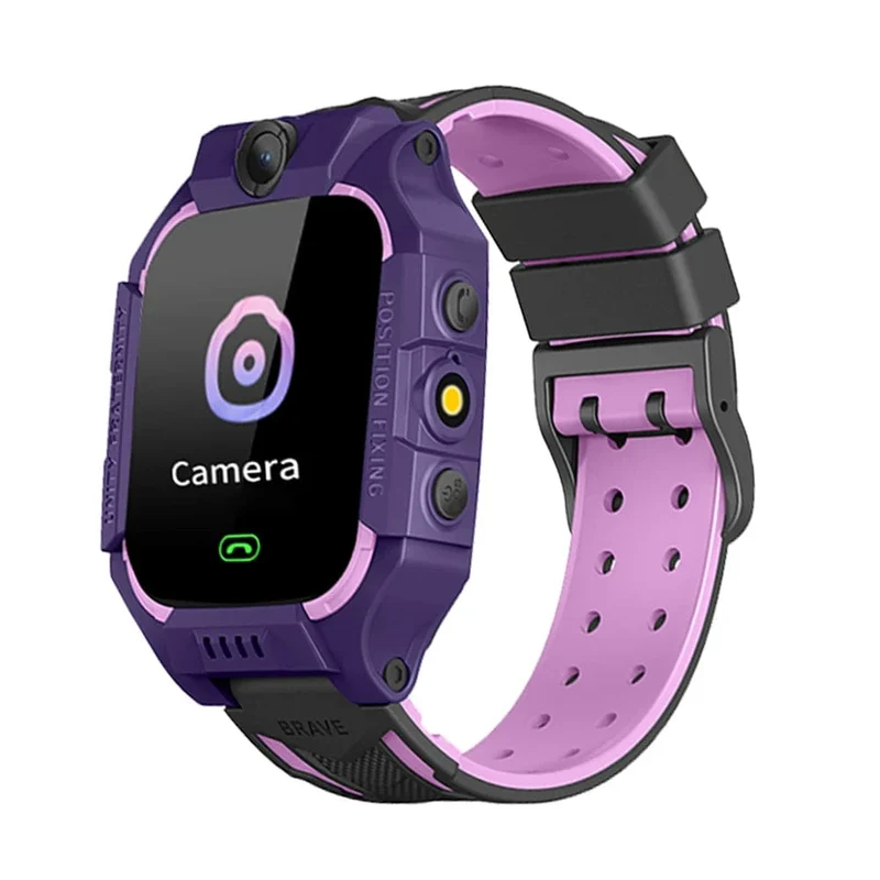 KGG Q19 Kinder-Smartwatch, 2 g, SIM-Karte, Smartwatch für Kinder, SOS-Anruf, Telefonkamera, Voice-Chat, Foto, Geschenk für Junge und Mädchen, Farbbildschirm