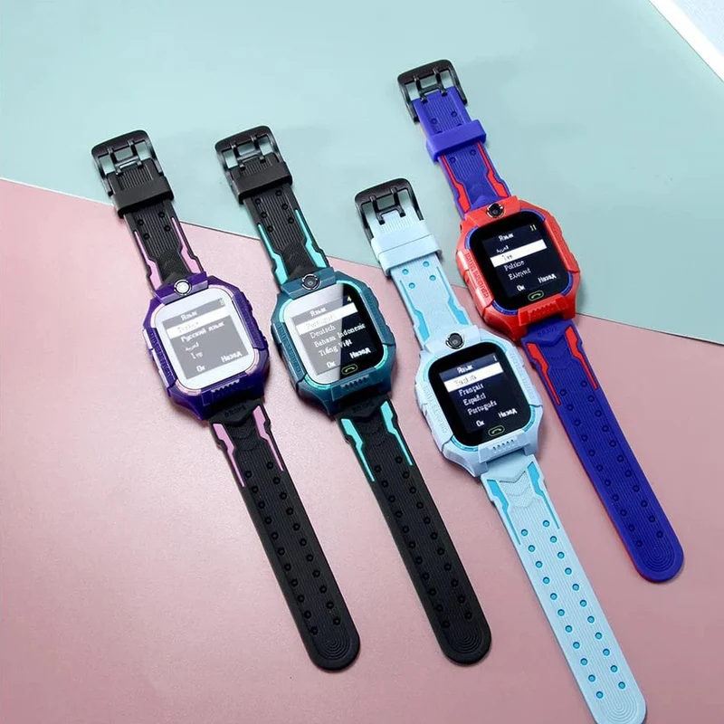 KGG Q19 Kinder-Smartwatch, 2 g, SIM-Karte, Smartwatch für Kinder, SOS-Anruf, Telefonkamera, Voice-Chat, Foto, Geschenk für Junge und Mädchen, Farbbildschirm