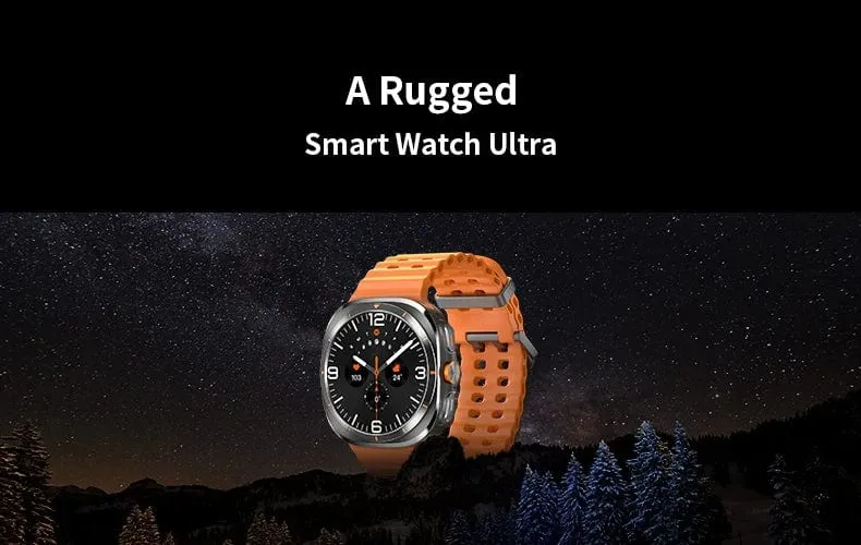 Neu Für Samsung Galaxy Uhr Ultra Neue GPS Track Smart Uhr Männer Amoled Immer Display Blut Zucker Uhr BT Sprechen NFC Smart Uhr