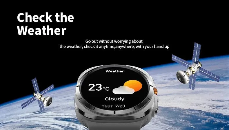 Neu Für Samsung Galaxy Uhr Ultra Neue GPS Track Smart Uhr Männer Amoled Immer Display Blut Zucker Uhr BT Sprechen NFC Smart Uhr