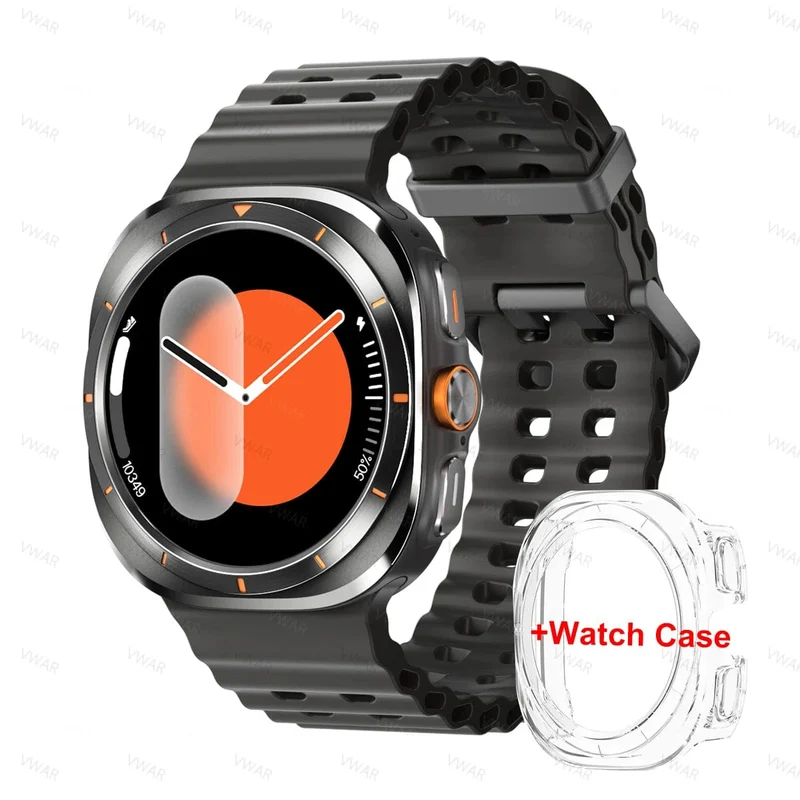 Vwar Watch 7 Ultra 47 mm Smart Watch IP68 wasserdicht Bluetooth Anruf Kompass Smartwatch für Männer Frauen 1.43 Zoll AMOLED Bildschirm SpO2