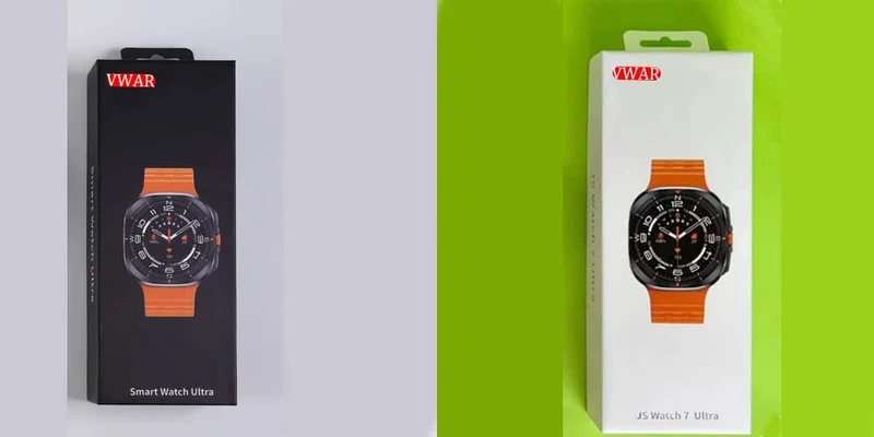 Vwar Watch 7 Ultra 47 mm Smart Watch IP68 wasserdicht Bluetooth Anruf Kompass Smartwatch für Männer Frauen 1.43 Zoll AMOLED Bildschirm SpO2