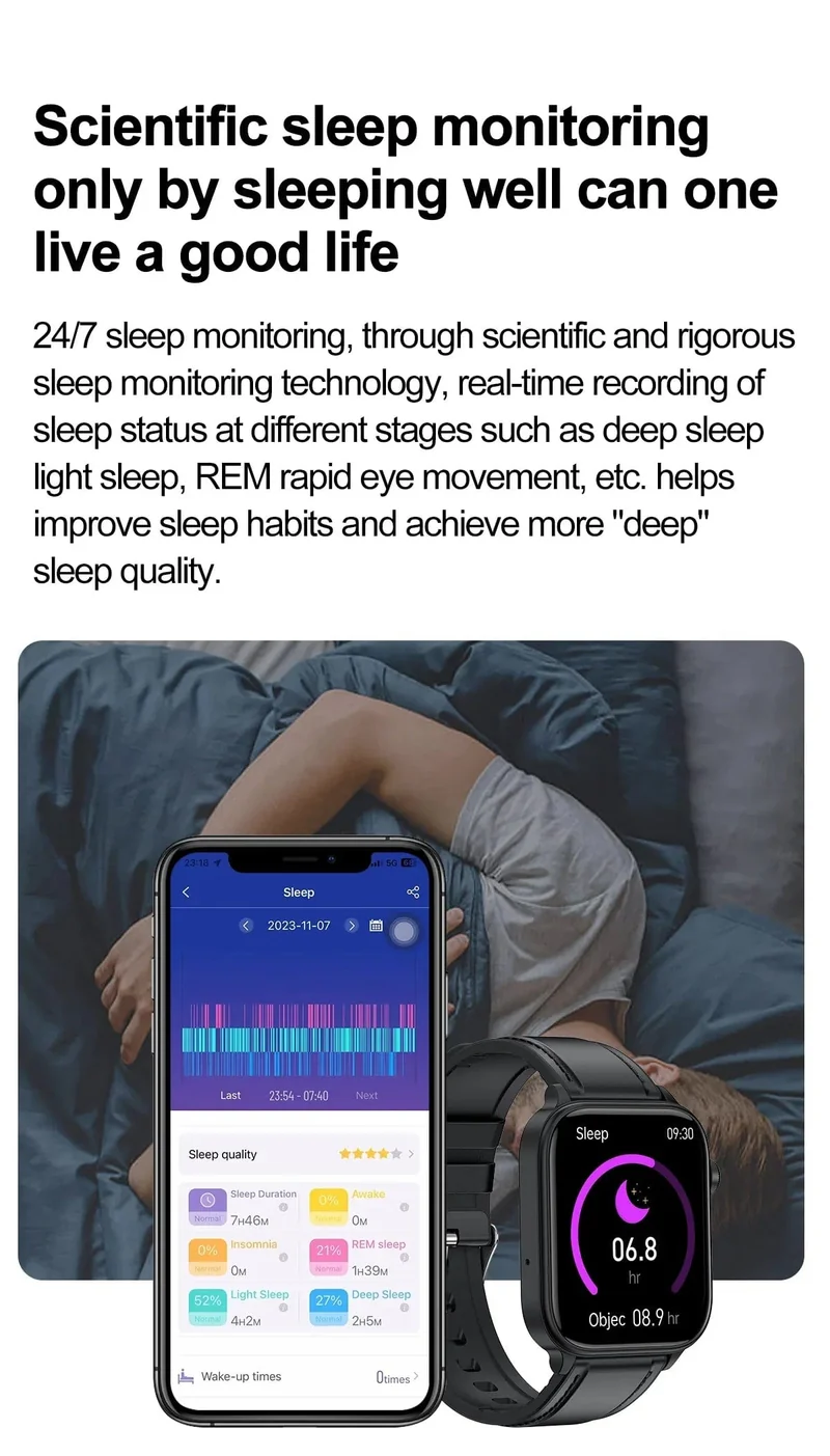 2024 Neue EKG + PPG Harnsäure Nicht-invasive Blutzucker-Smartwatch Männer Bluetooth-Anruf Herzfrequenz Blutdruck Smart Watch Frauen