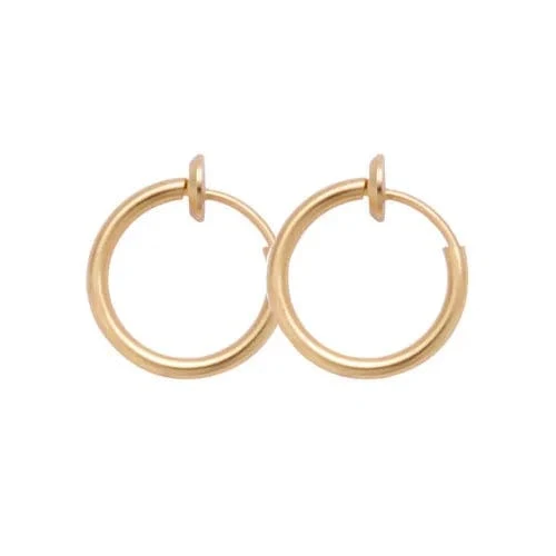 1 Paar Punk Stealth Ohrclips für Herren/Damen ohne Loch Ohrclips Ohrmanschette Federclip Helix Ring Hoop Fake Ohrring Hoop