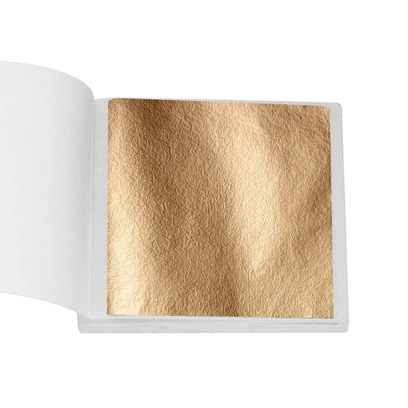 100–200 Blatt Blattgold-Imitation, Papier, Vergoldung, Epoxidharz, Form zum Befüllen, Dekorieren, Schmuckherstellung, Harzhandwerk, Werkzeug