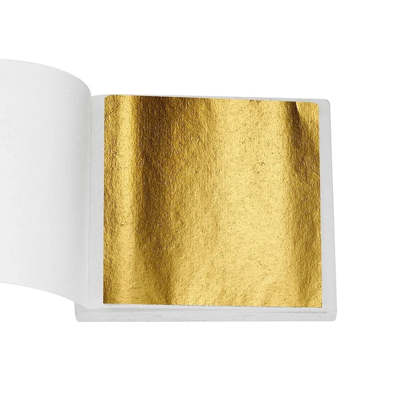 100–200 Blatt Blattgold-Imitation, Papier, Vergoldung, Epoxidharz, Form zum Befüllen, Dekorieren, Schmuckherstellung, Harzhandwerk, Werkzeug