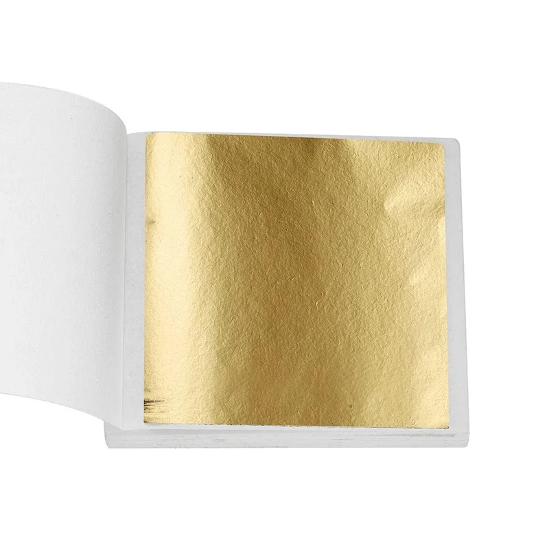 100–200 Blatt Blattgold-Imitation, Papier, Vergoldung, Epoxidharz, Form zum Befüllen, Dekorieren, Schmuckherstellung, Harzhandwerk, Werkzeug
