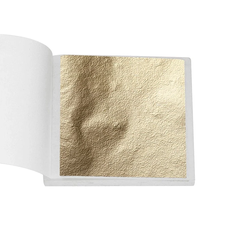 100–200 Blatt Blattgold-Imitation, Papier, Vergoldung, Epoxidharz, Form zum Befüllen, Dekorieren, Schmuckherstellung, Harzhandwerk, Werkzeug