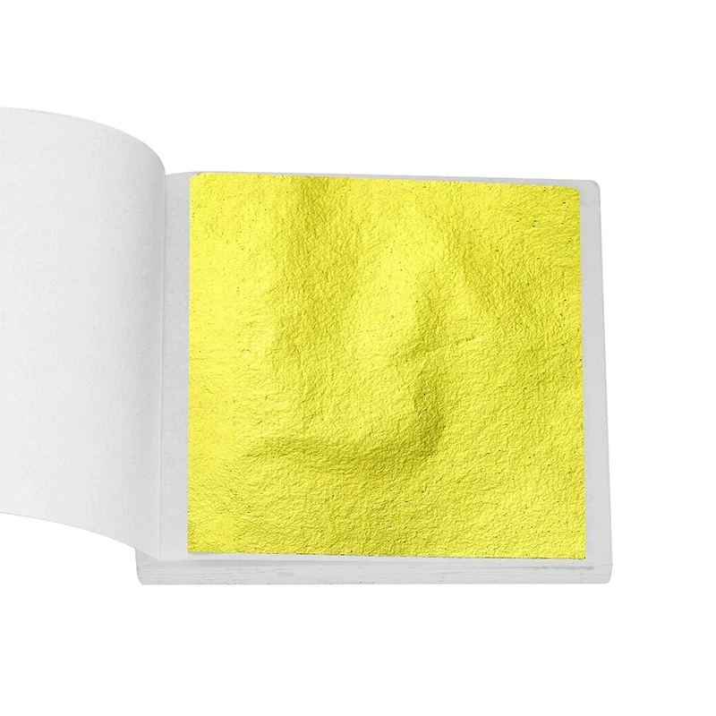 100–200 Blatt Blattgold-Imitation, Papier, Vergoldung, Epoxidharz, Form zum Befüllen, Dekorieren, Schmuckherstellung, Harzhandwerk, Werkzeug