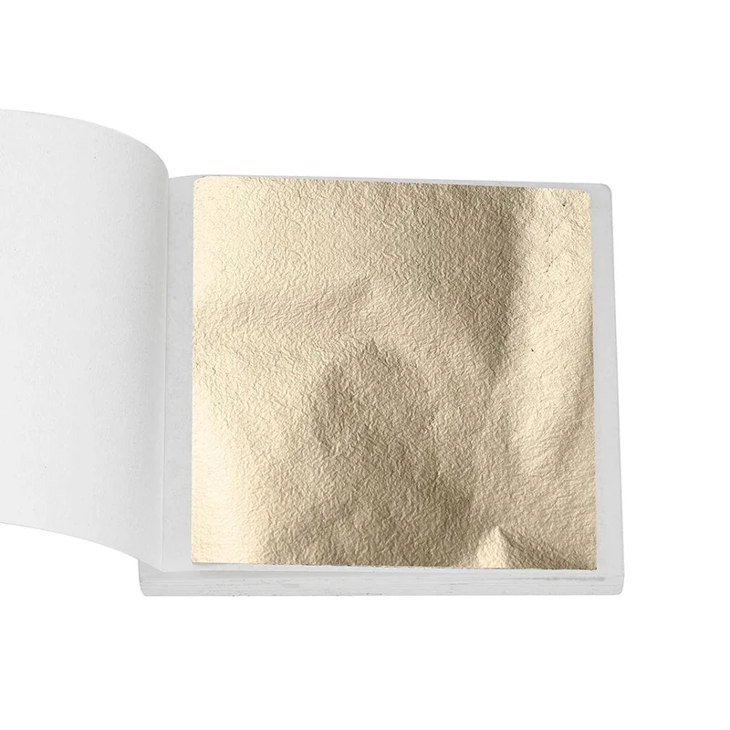 100–200 Blatt Blattgold-Imitation, Papier, Vergoldung, Epoxidharz, Form zum Befüllen, Dekorieren, Schmuckherstellung, Harzhandwerk, Werkzeug