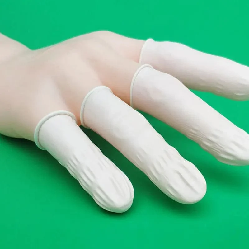 Sterile, puderfreie Einweghandschuhe aus Latex für industrielle elektronische Fingerspitzen, Uhrenreparaturwerkzeug für Uhrmacher