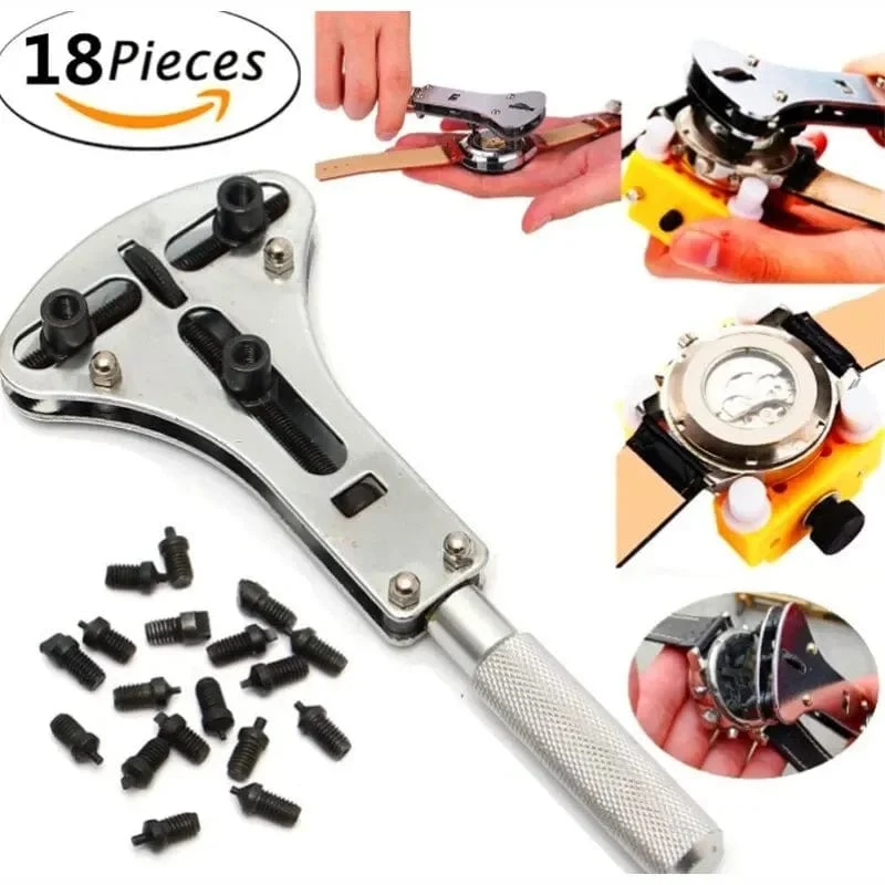 Uhrenreparaturwerkzeuge, Gehäuseöffner für Armbanduhren, verstellbarer Schraubenschlüssel, Reparaturwerkzeug, Kralle, Uhrenreparaturwerkzeuge, Gehäuseöffner