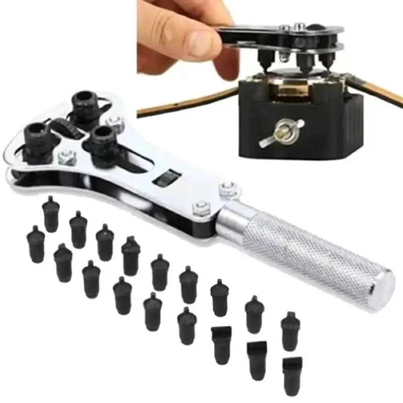 Uhrenreparaturwerkzeuge, Gehäuseöffner für Armbanduhren, verstellbarer Schraubenschlüssel, Reparaturwerkzeug, Kralle, Uhrenreparaturwerkzeuge, Gehäuseöffner