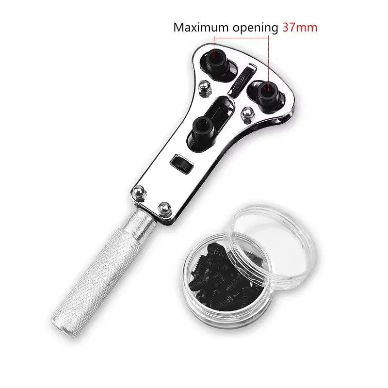 Uhrenreparaturwerkzeuge, Gehäuseöffner für Armbanduhren, verstellbarer Schraubenschlüssel, Reparaturwerkzeug, Kralle, Uhrenreparaturwerkzeuge, Gehäuseöffner