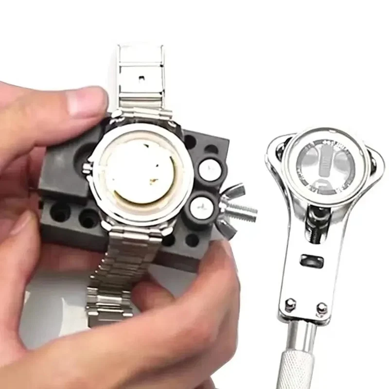 Uhrenreparaturwerkzeuge, Gehäuseöffner für Armbanduhren, verstellbarer Schraubenschlüssel, Reparaturwerkzeug, Kralle, Uhrenreparaturwerkzeuge, Gehäuseöffner