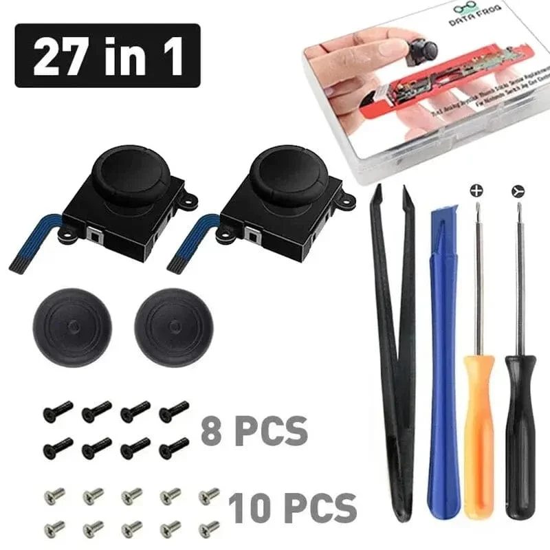 Ersatz-3D-Analog-Joystick für Nintendo Switch Joy-Con-Controller, Sensormodul, Potentiometer, Reparaturwerkzeug