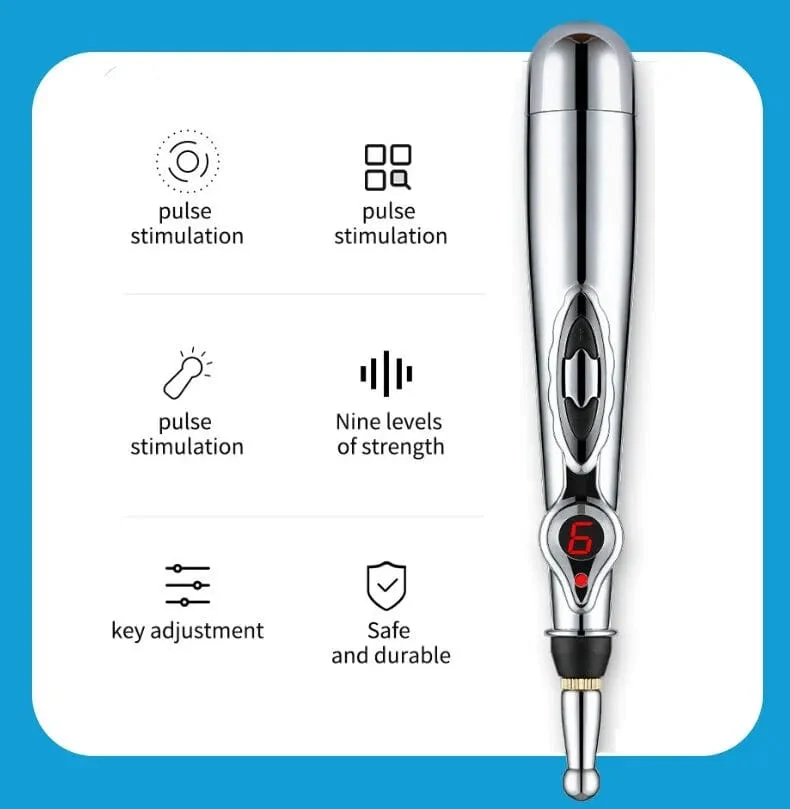 Elektronischer Akupunkturstift, Akupunkturpunktstift, Akupunkturpunktstift, Meridian-Energiemeridianstift, Massagestift, Akupunktur-Akupunktur