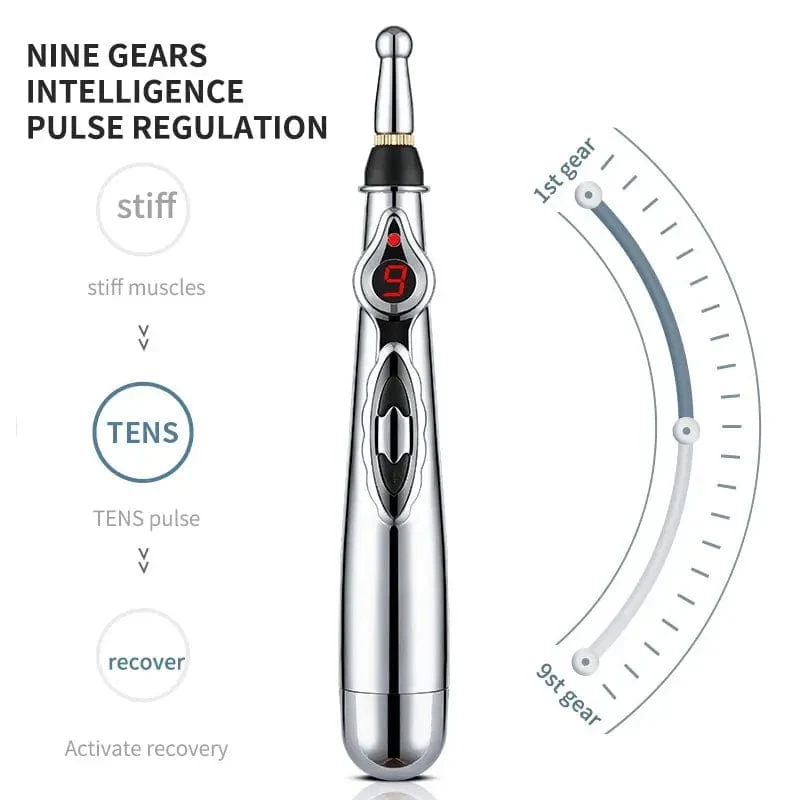 Elektronischer Akupunkturstift, Akupunkturpunktstift, Akupunkturpunktstift, Meridian-Energiemeridianstift, Massagestift, Akupunktur-Akupunktur