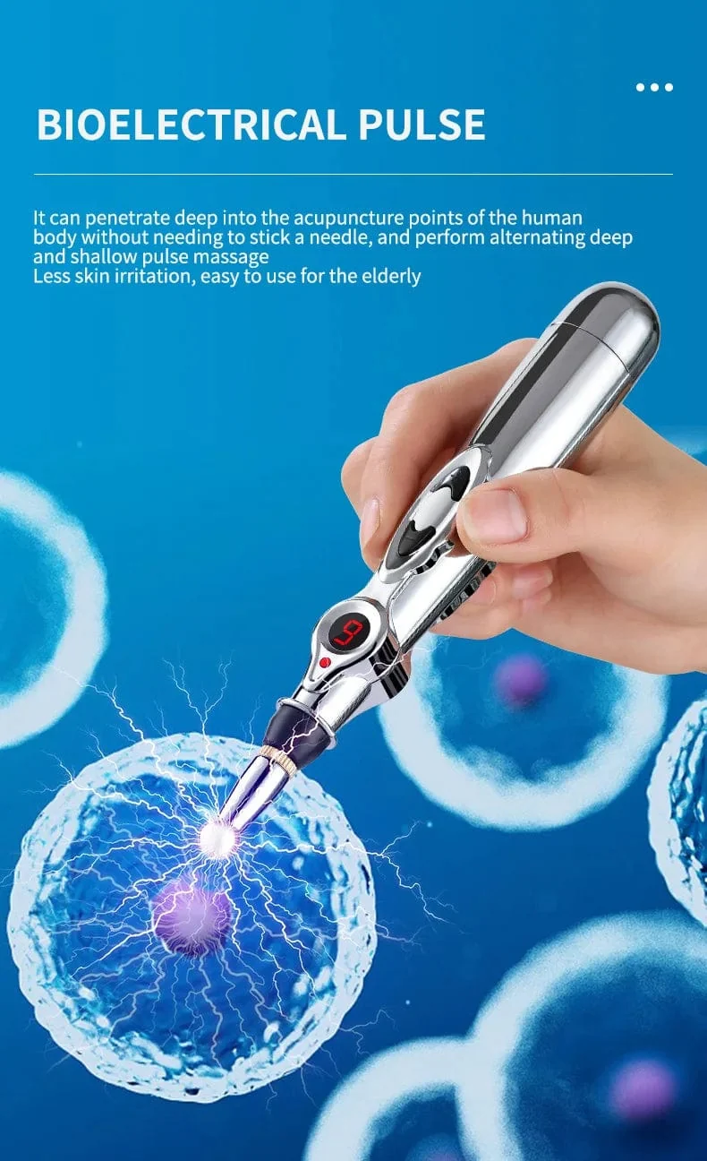 Elektronischer Akupunkturstift, Akupunkturpunktstift, Akupunkturpunktstift, Meridian-Energiemeridianstift, Massagestift, Akupunktur-Akupunktur