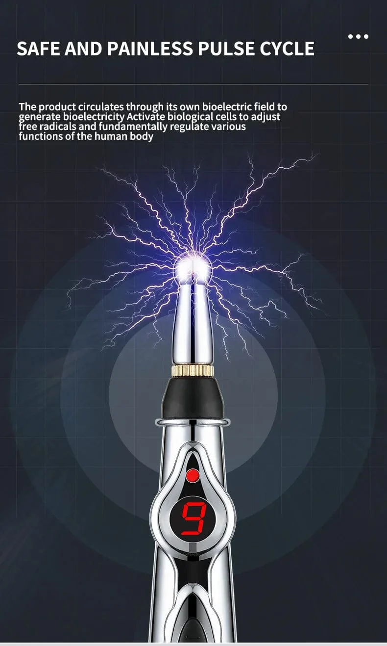 Elektronischer Akupunkturstift, Akupunkturpunktstift, Akupunkturpunktstift, Meridian-Energiemeridianstift, Massagestift, Akupunktur-Akupunktur