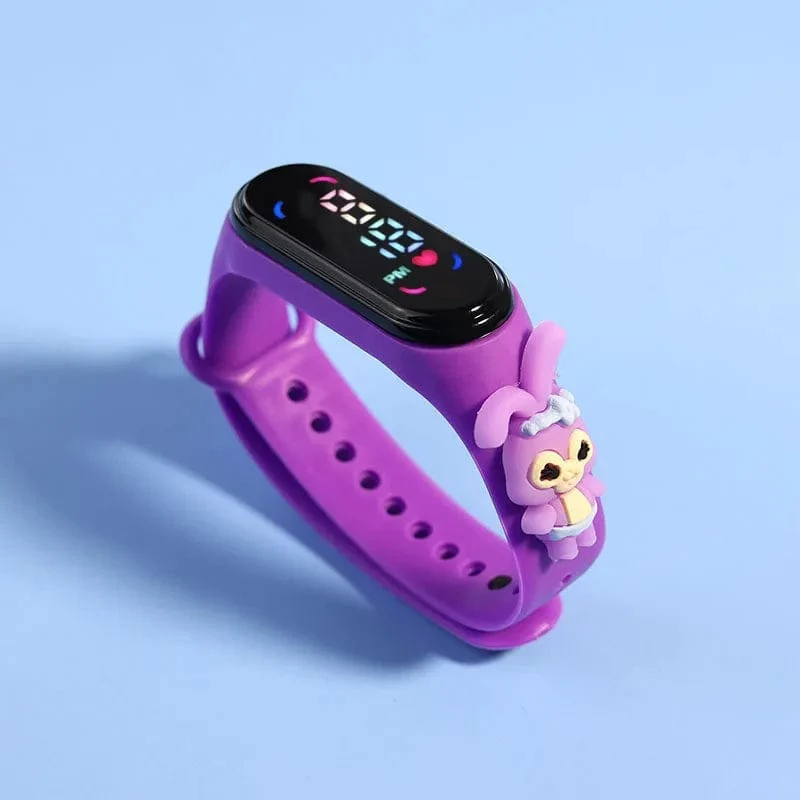 Mode Mickey Kinder Uhren Für Mädchen Elektronische Armband Sport Touch LED Spiderman Puppe Kinder Uhr Frauen Wasserdichte Uhr