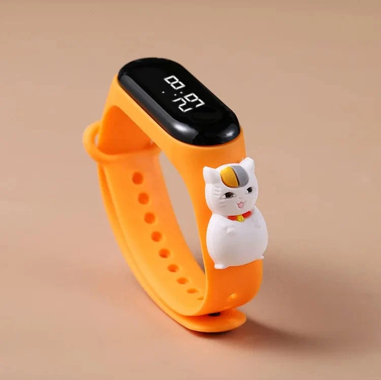 Mode Mickey Kinder Uhren Für Mädchen Elektronische Armband Sport Touch LED Spiderman Puppe Kinder Uhr Frauen Wasserdichte Uhr