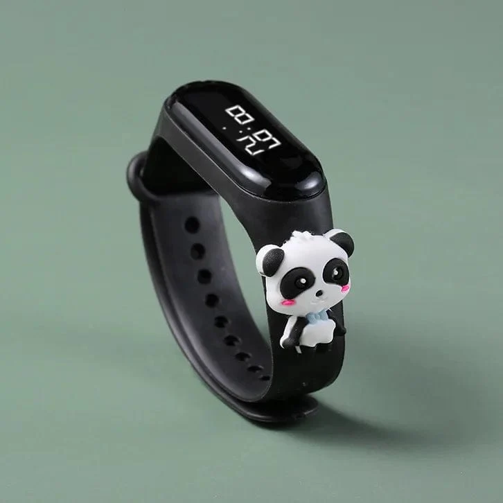 Mode Mickey Kinder Uhren Für Mädchen Elektronische Armband Sport Touch LED Spiderman Puppe Kinder Uhr Frauen Wasserdichte Uhr