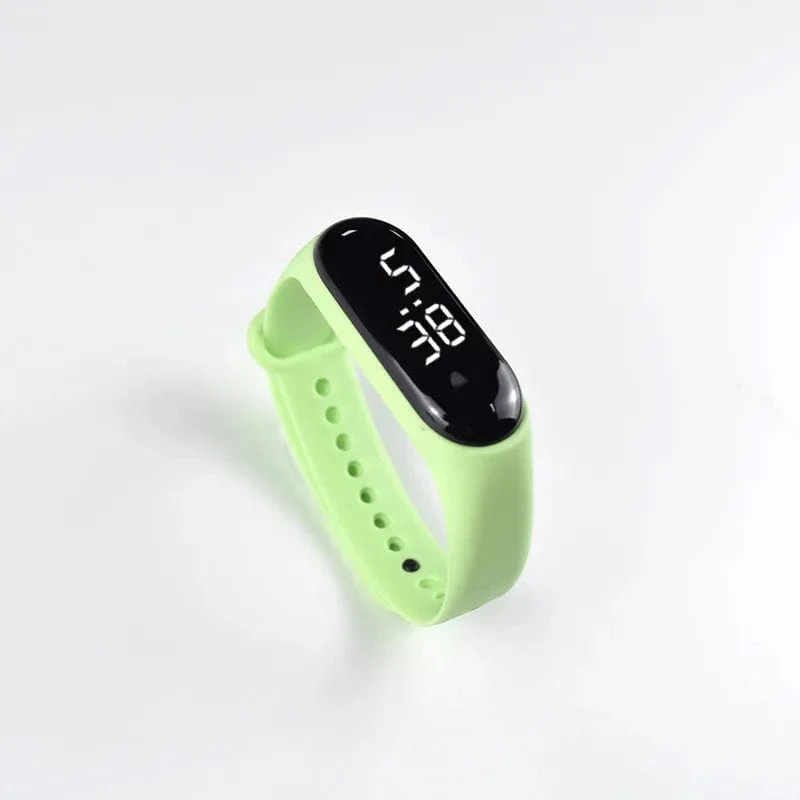 Mode Mickey Kinder Uhren Für Mädchen Elektronische Armband Sport Touch LED Spiderman Puppe Kinder Uhr Frauen Wasserdichte Uhr