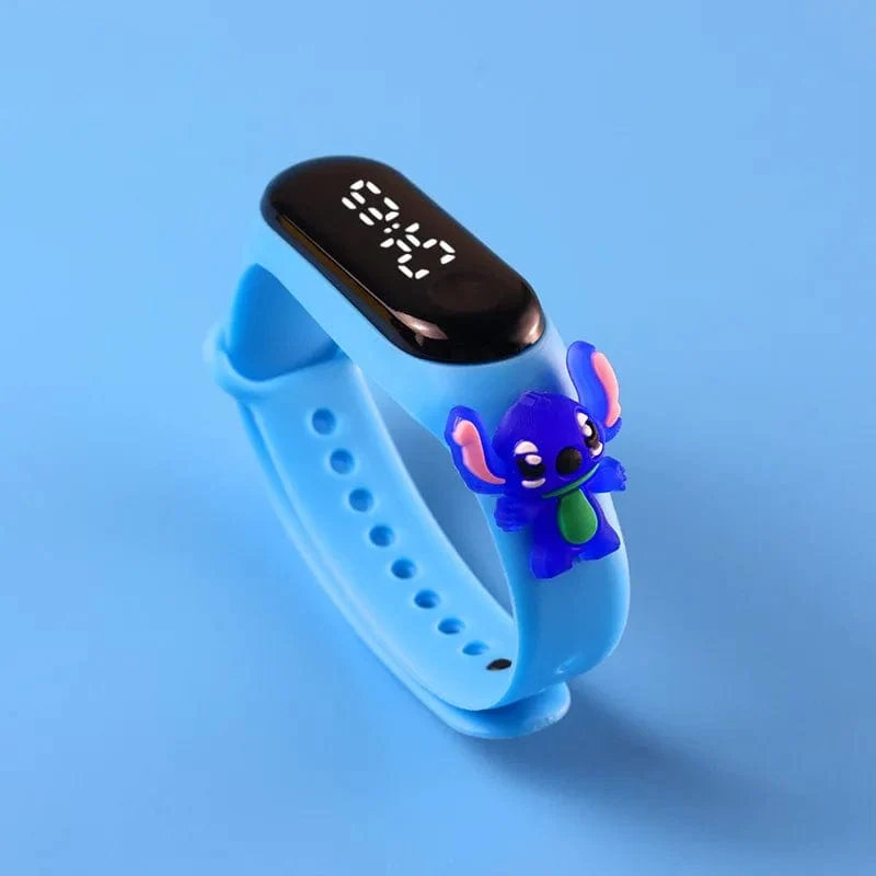 Mode Mickey Kinder Uhren Für Mädchen Elektronische Armband Sport Touch LED Spiderman Puppe Kinder Uhr Frauen Wasserdichte Uhr