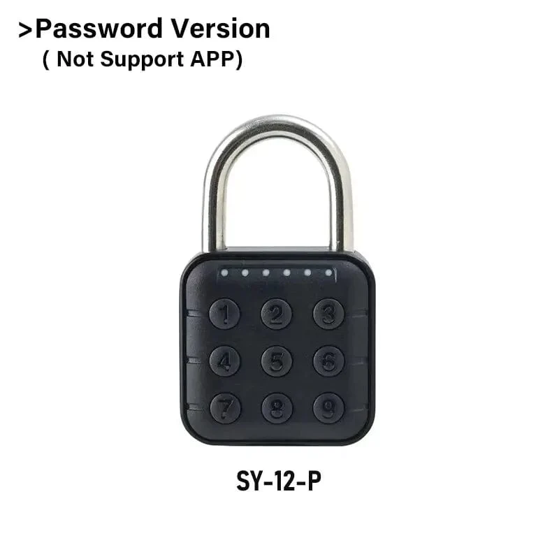 Elektronisches Schloss Tuya Bluetooth Fingerabdruck-Vorhängeschloss Digitales Gepäckschloss APP Temporäres Passwort Fern IP67 Dekompressionsspielzeug