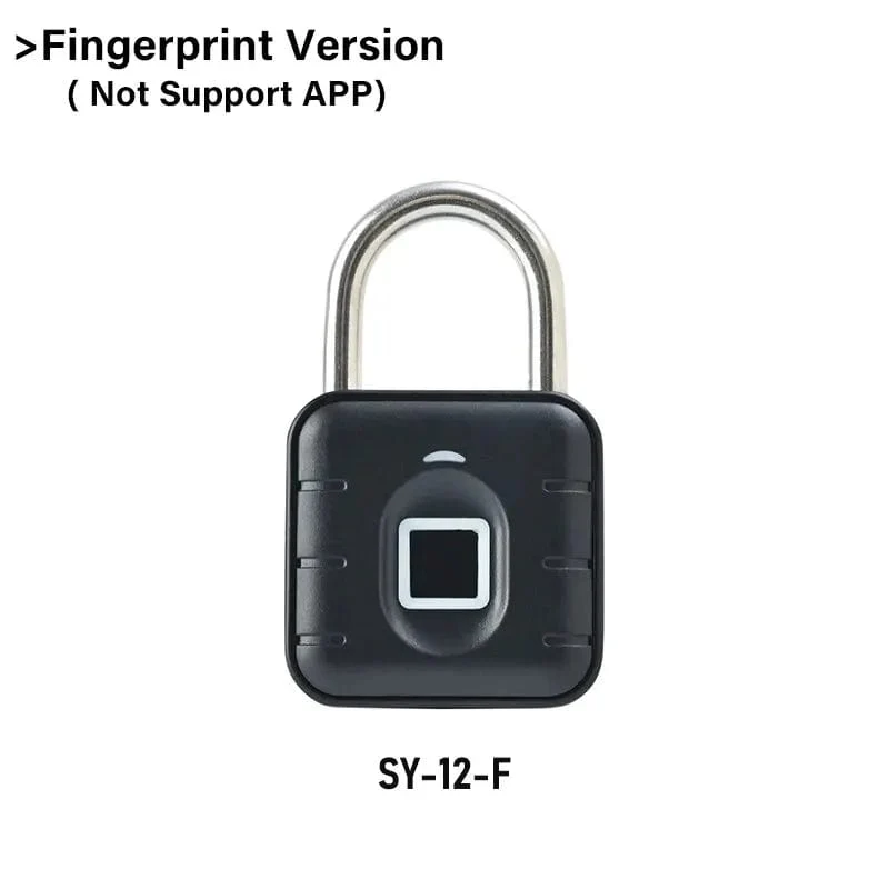 Elektronisches Schloss Tuya Bluetooth Fingerabdruck-Vorhängeschloss Digitales Gepäckschloss APP Temporäres Passwort Fern IP67 Dekompressionsspielzeug