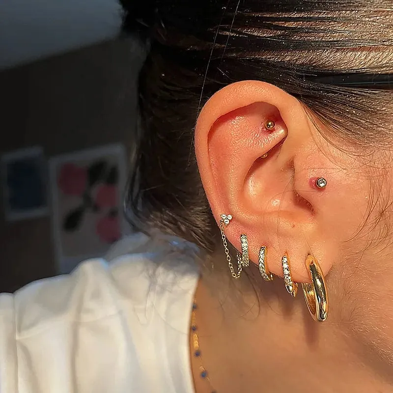 Quadrat Kreis Hoop Ohrringe Für Frauen Luxus Edelstahl Ohrringe zerreißen Hochzeit Schmuck aretes mujer