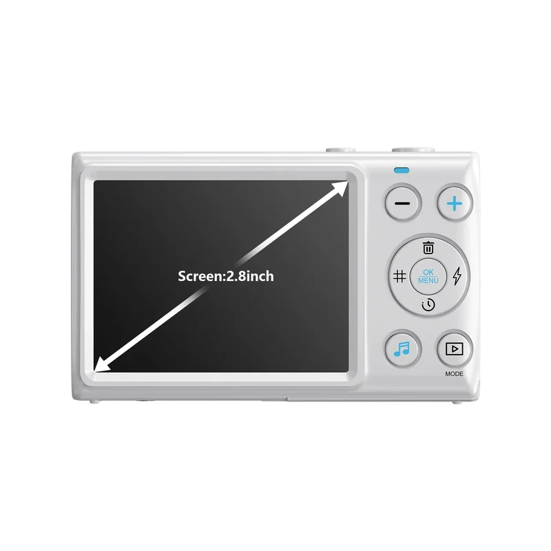 4K-Digitalkameras für die Fotografie, 18-facher Digitalzoom, Fotokameras für Kinder, 64 MP, Autofokus, Vlogging-Videokamera für YouTube
