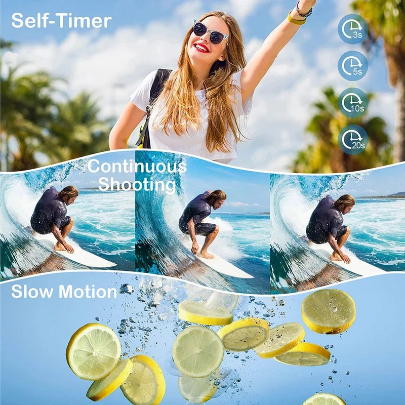 4K-Digitalkameras für die Fotografie, 18-facher Digitalzoom, Fotokameras für Kinder, 64 MP, Autofokus, Vlogging-Videokamera für YouTube