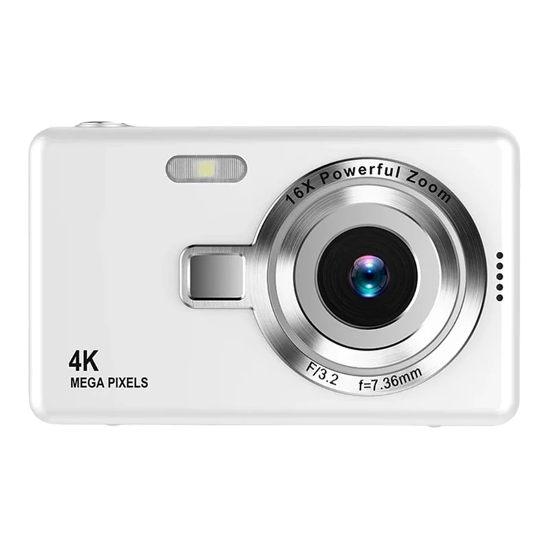 Tragbare Vlogging-Kamera mit 1080P HD, 16-fach-Zoom, Autofokus, Vlogging-Kamera, Anti-Shake, 2.4-Zoll-IPS-Bildschirm für die Fotografie von Kindern und Erwachsenen