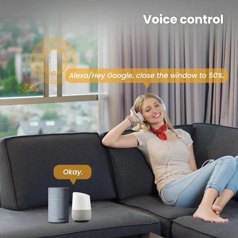 MOES Tuya ZigBee Smart Schiebefensterdrücker Automatischer Öffner Schließer Solarlade-App Fernbedienung Unterstützt Alexa Google Home