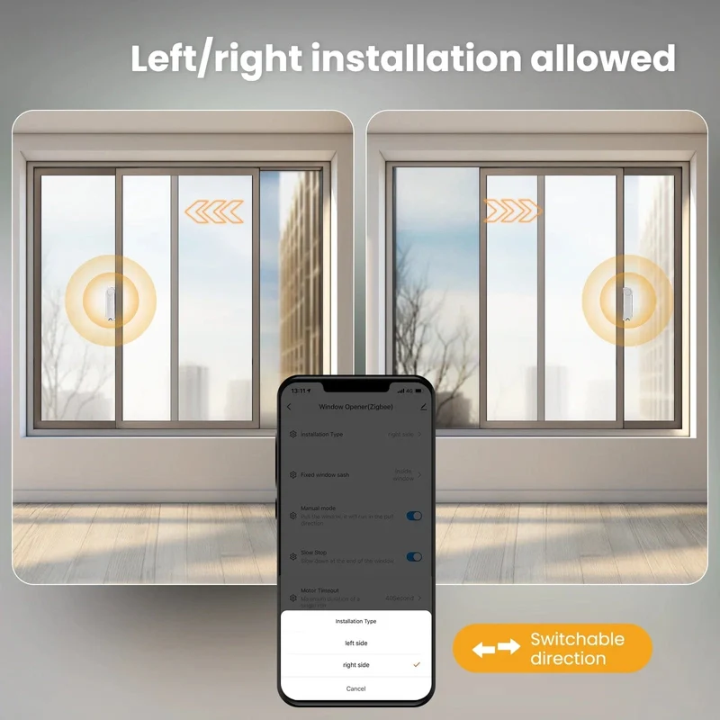 MOES Tuya ZigBee Smart Schiebefensterdrücker Automatischer Öffner Schließer Solarlade-App Fernbedienung Unterstützt Alexa Google Home